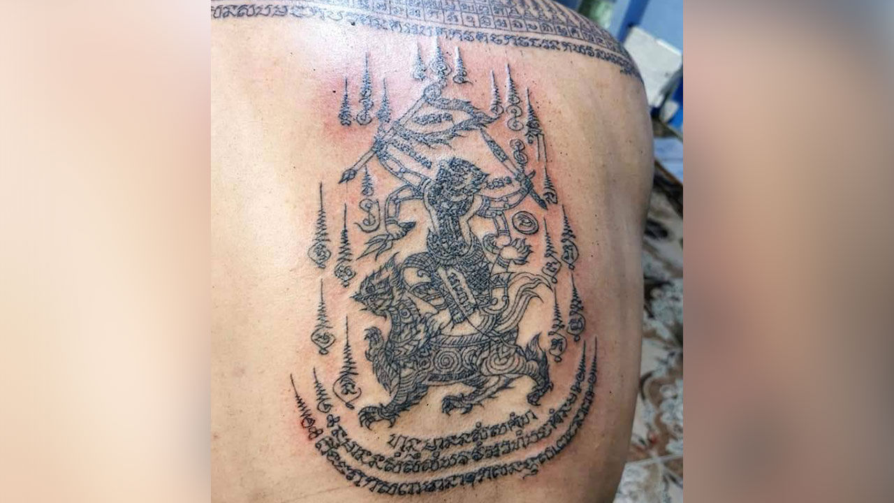 ยันต์หนุมานเชิญธง-Hanuman-flag-inviting-amulet-อาจารย์สมพงษ์